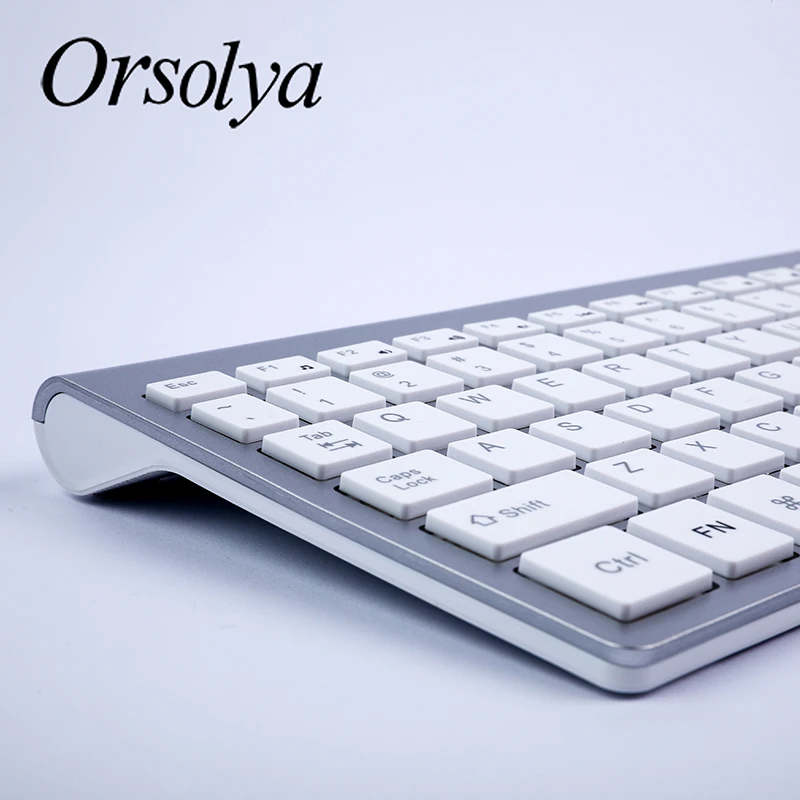 Беспроводная Тонкая клавиатура и мышь 2 4G Combo Orsolya Whisper тихий для ноутбука