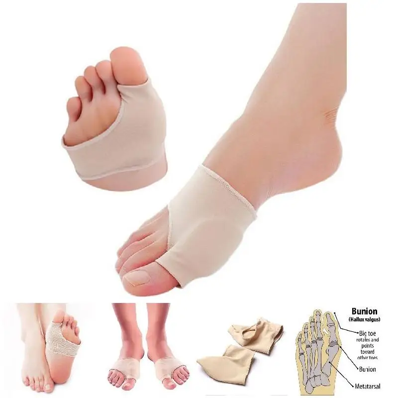 

1 Pair Great Toe Cyst Foot Care Tool Stretch Nylon Hallux Valgus Guard Cushion Bunion Toes Separator Thumb Protector SDF
