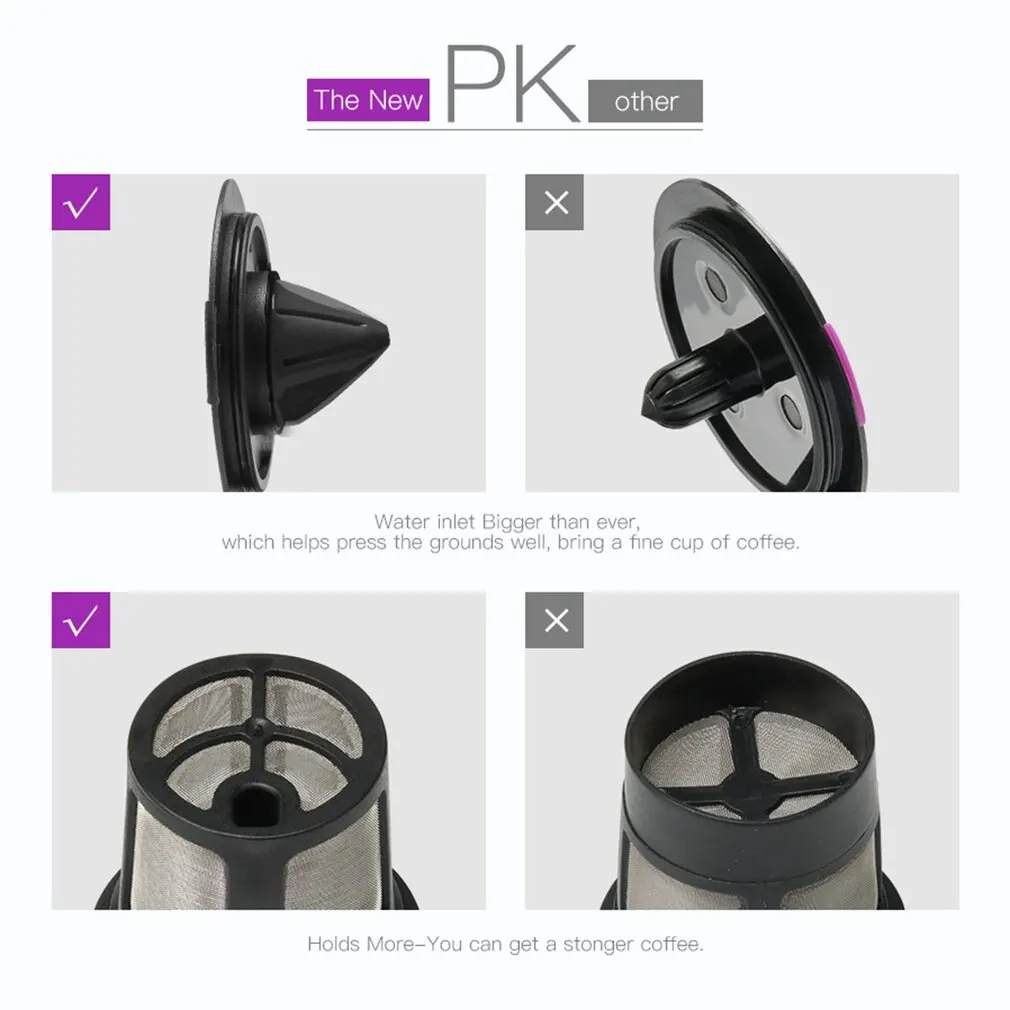 3 шт многоразовые кофейные сетчатые капсулы с фильтром корзины для чашки