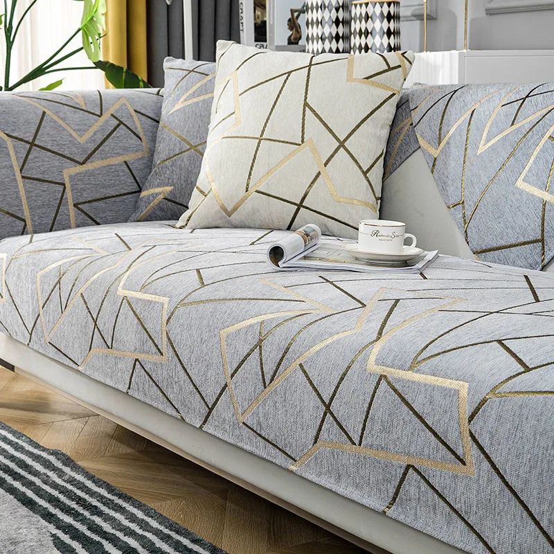 Роскошное синельное полотенце для дивана чехлы защитный чехол всесезонный