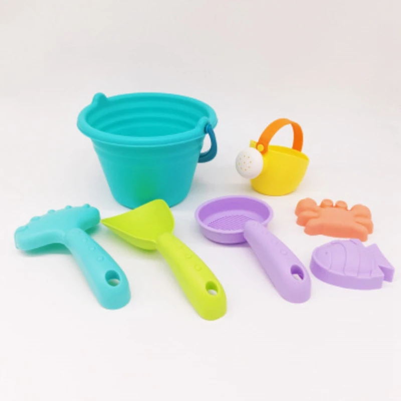

Bucket Bath Digging Sand Shovel Toy Baby Soft PP Play Sand Tool Children Beach Toy Set