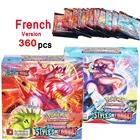 Новейшие французские карты покемона, игрушки, карточная игра, щит меча, коллекционная коробка, карточка Energy Trainer Tag Team для детей, подарок