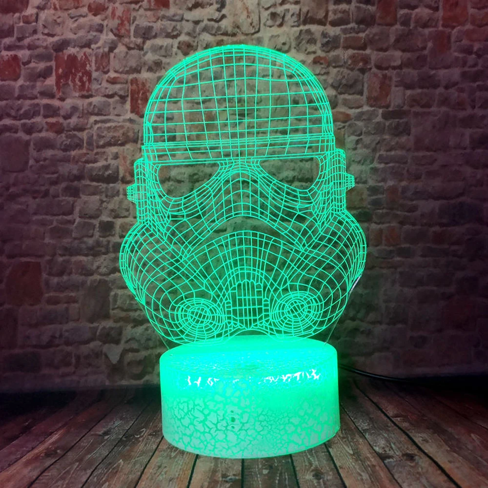 Звездные войны развязанная фигурка 3D Taibu Bai Bing Белый воин клон солдат умная