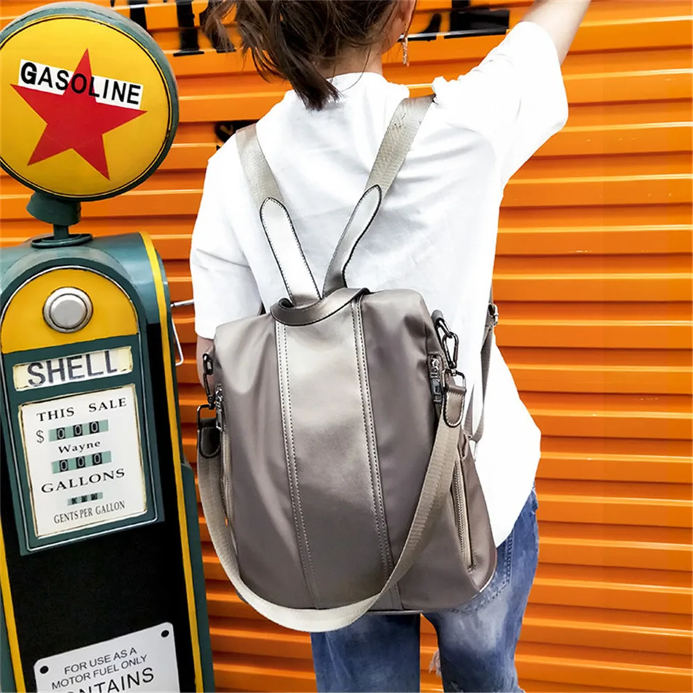 Новый многофункциональный рюкзак с двойной молнией женский для девочек