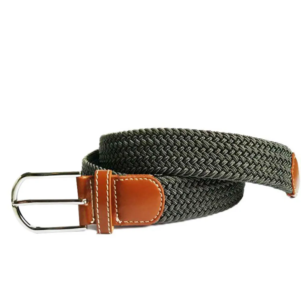 Вязаный пояс унисекс регулируемый Повседневный парусиновый военный Боевые