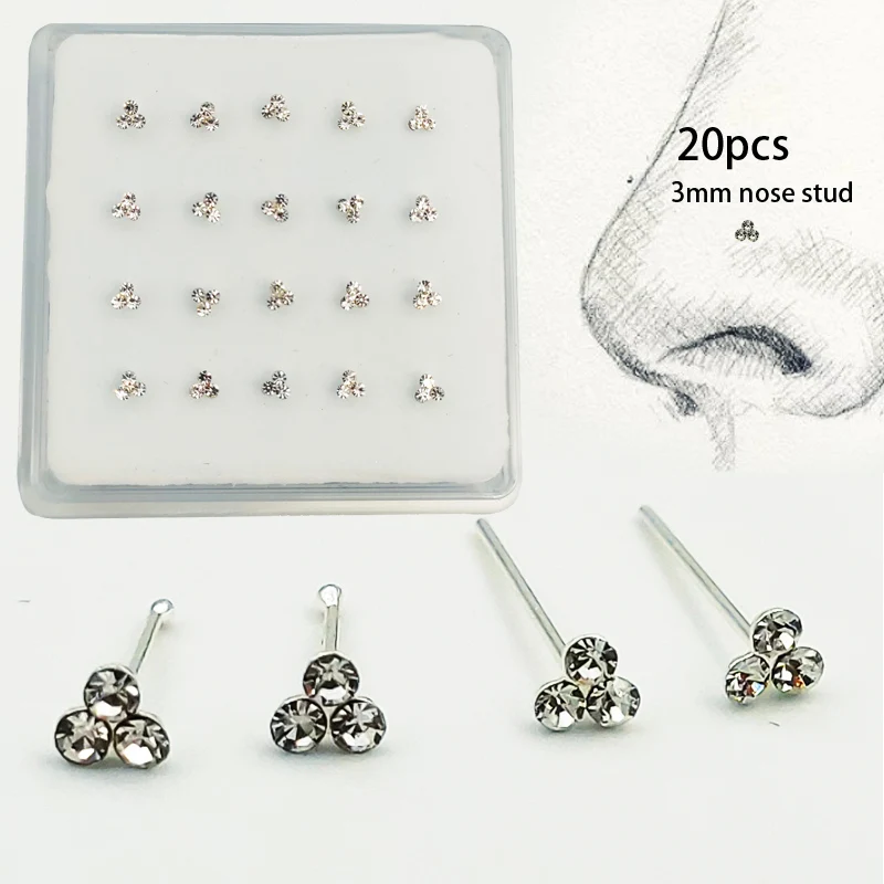 Женское серебряное украшение для пирсинга в виде носа|Украшения волос броши и