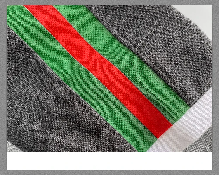 

2021 Fashion TB Brand Shirts Men Women Casual Slim Cotton Stripe Summer Short Sleeve Contrast Color Polo Clothing