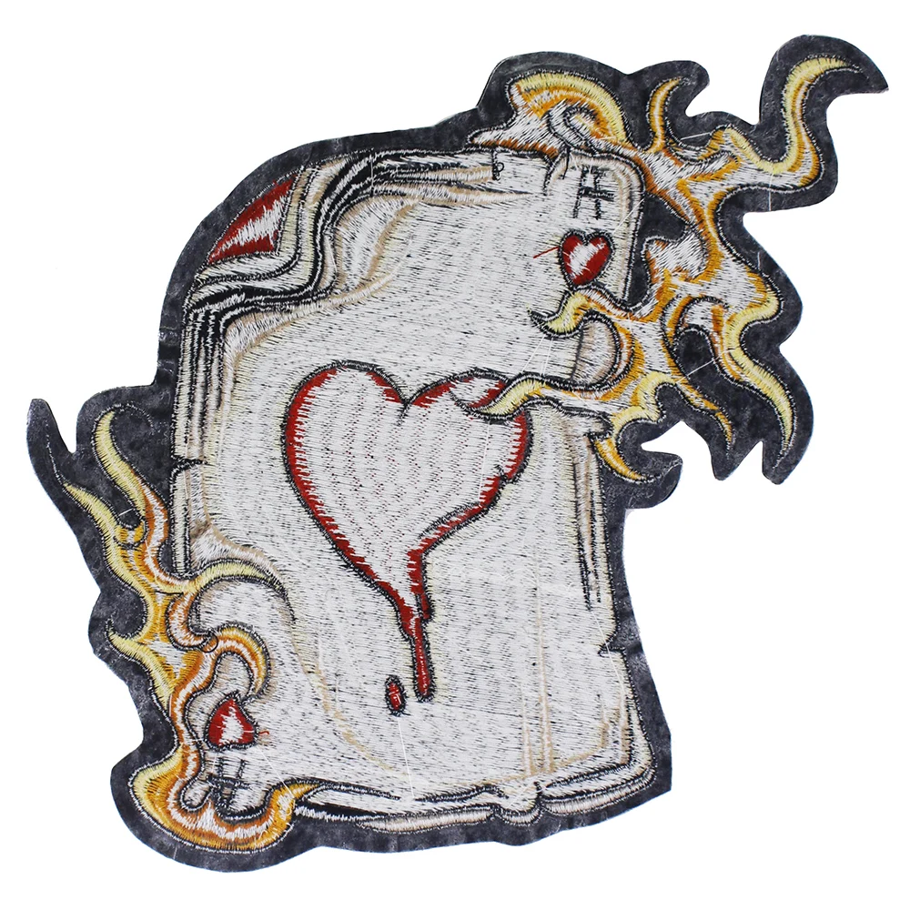 Покер узор дизайн наклейки на стену с нашивкой сердце одежда значок джинсовый