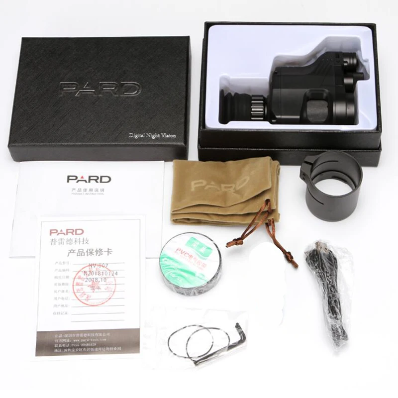 PARD инфракрасные охотничьи ночного видения ИК Монокулярные телескопы видео