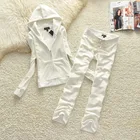 Женский спортивный костюм из 2 предметов, толстовка на молнии с капюшоном и штаны с застежкой-молнией, костюм с брюками-подкладками, 2021