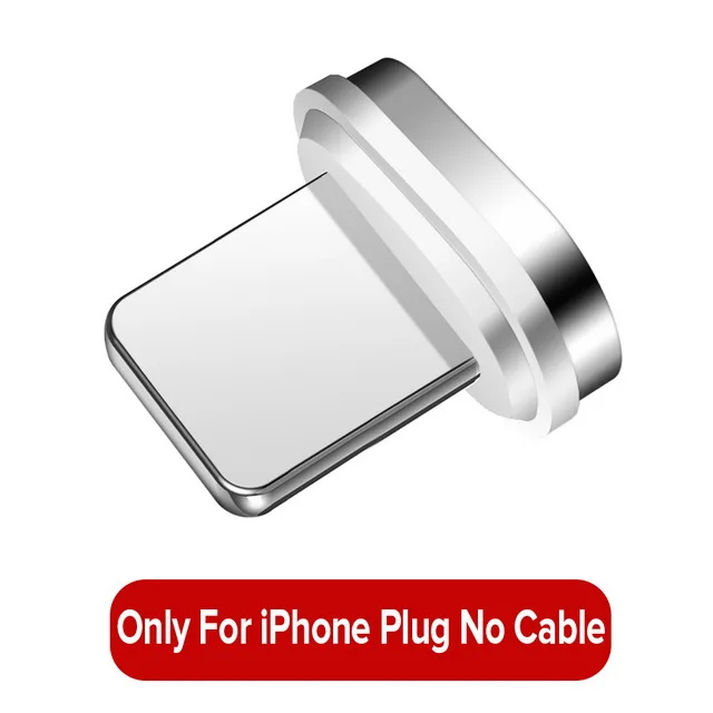 For iPhone Plug Магнитный кабель GETIHU 2 м, быстрая зарядка 3A для iPhone 11, samsung, зарядное устройство, быстрая зарядка 3,0, Micro usb type-C, магнитный шнур для зарядки телефона и передачи данных - Цвет: For iPhone Plug