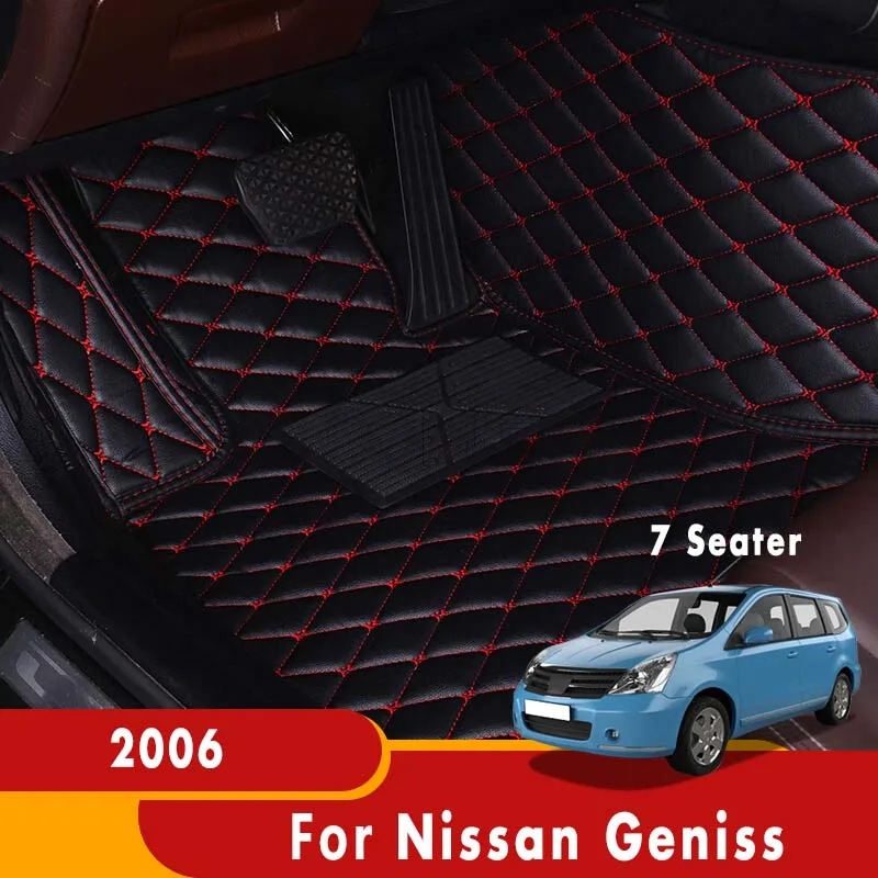 

Коврики автомобильные, коврики для Nissan Geniss 2006 (7 сидений), Автомобильный интерьер, искусственные напольные коврики для стайлинга, коврики для приборной панели