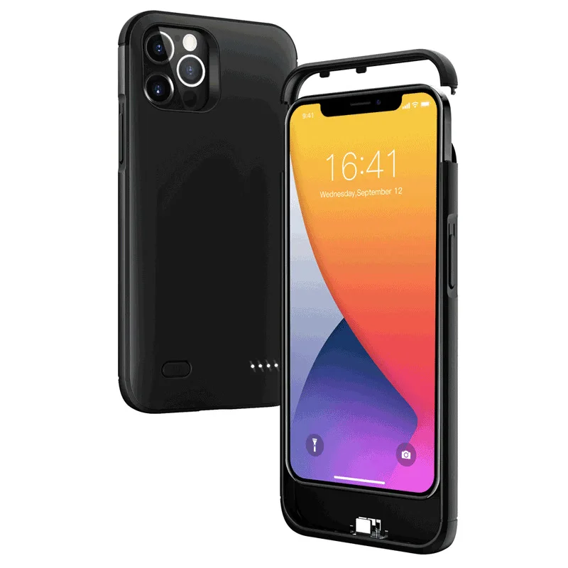 5000 мАч зарядное устройство чехол для iPhone 12mini 12 12pro внешний аккумулятор max