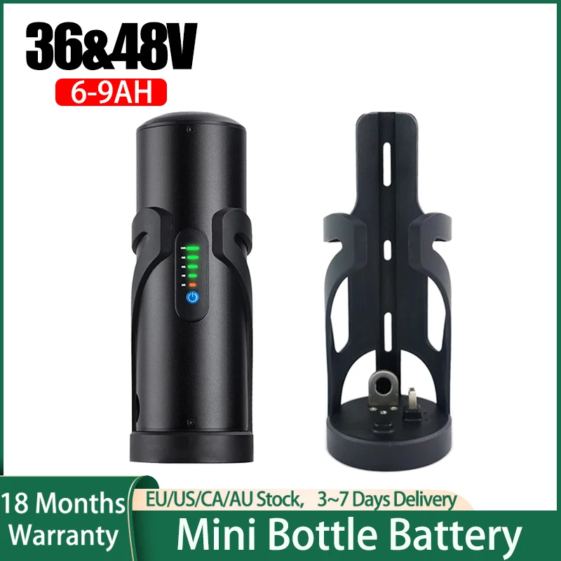 

Water Bottle Ebike Battery 36V 7.5Ah 9Ah 48V 6Ah 18650 36V Battery Pack Lithium Ion Battery for Bafang 250W 350W 500W 700W Motor