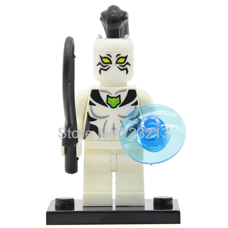 White Tiger Одиночная фигурка супергероя, айсман X-men, проф. Х. Китти, прайд, белая королева, тигр, Архангел, Psylocke, строительные блоки, кирпичи, игрушки - Цвет: White Tiger
