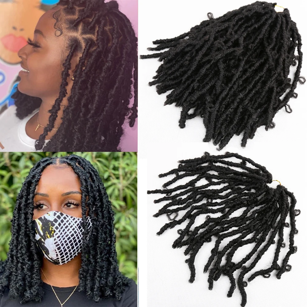 

12 Inches Distressed Locs Crochet Braiding Hair for Black Women African American New Style