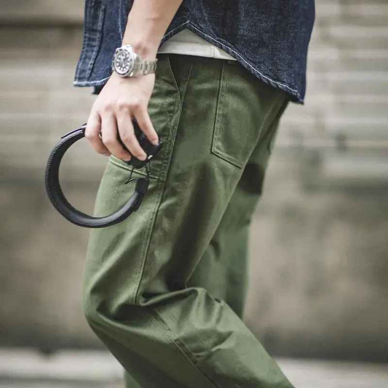Брюки Maden мужские прямоугольные армейские повседневные винтажные штаны в стиле