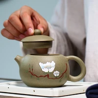 authentic yixing teapot purple clay xi shi teapot famous handmade classic teapot chinese ore beauty kettle tea set 260ml