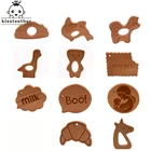 Деревянные игрушки-прорезыватели из натурального дерева для младенцев, деревянные Прорезыватели для зубов для малышей, детские игрушки для облегчения боли