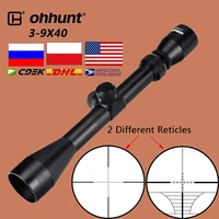 ohhunt 3 9x40 hunting optical sights riflescope rangefinder reticle crossbow or mil dot rifle scope for 177 22 caliber airguns