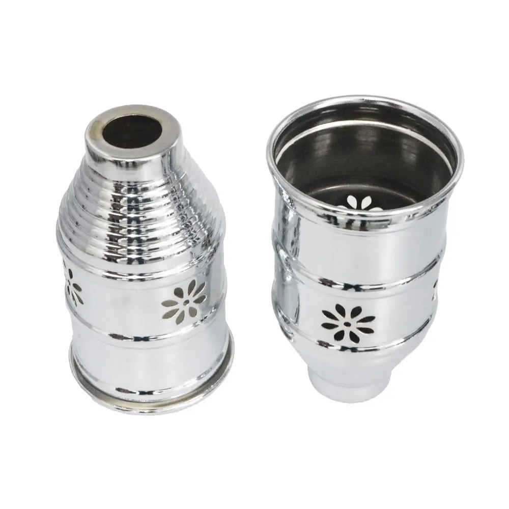 1 шт. серебро кальян металлическая крышка головки ветрозащитный интеграции