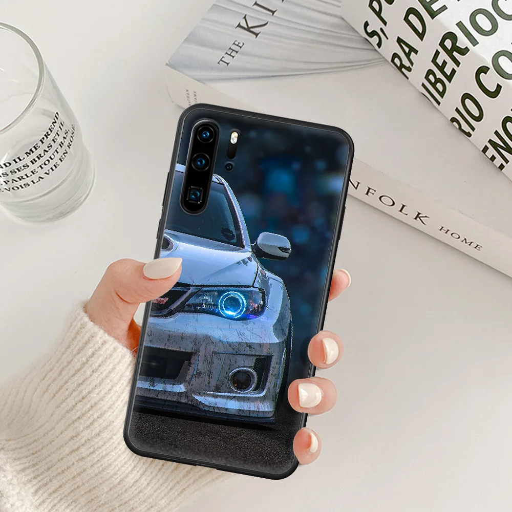 

Sport car GTR Fashion Phone Case For Huawei P Mate Smart 10 20 30 40 Lite Z 2019 Pro black Back Trend Cover Fashion Cell Pretty