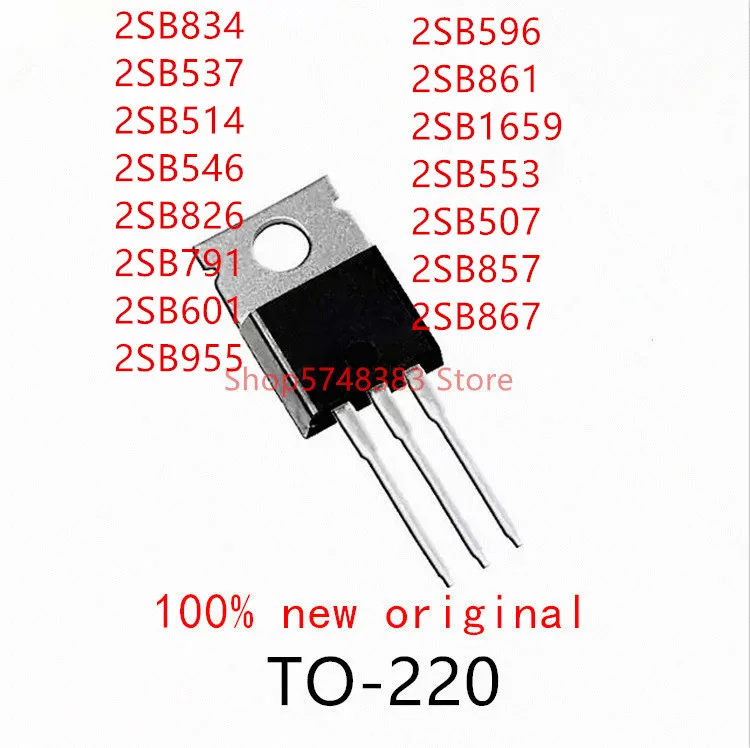 10 шт. 2SB834 2SB537 2SB514 2SB546 2SB826 2SB791 2SB601 2SB955 2SB956 2SB861 2SB1659 2SB553 2SB507 2SB857 2SB867 TO-220