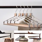 Простая одежда Вешалка дома подвесная вешалка для одежды шкаф кованого железа деревянная вешалка для одежды сушильные стеллажи для выставки товаров штаны и пальто вешалки для брюк, 1 шт.