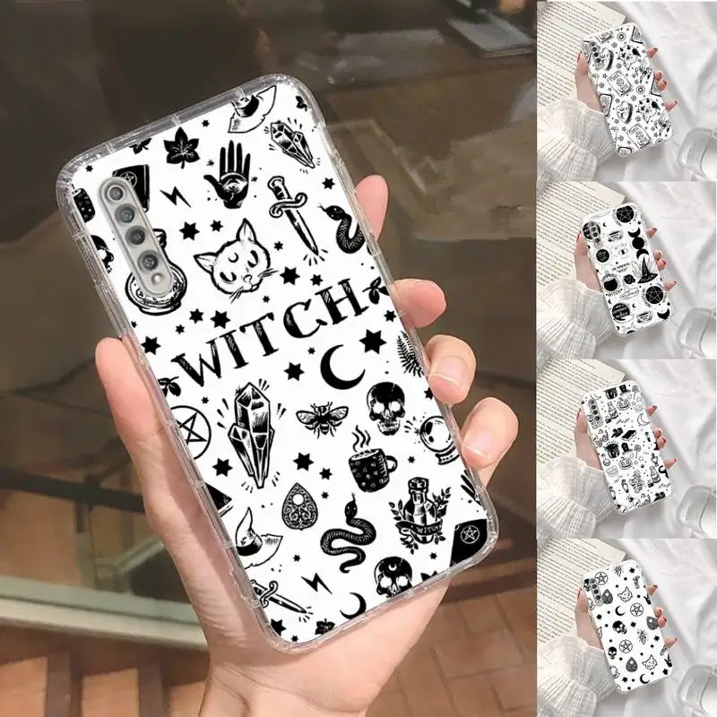

Mysterious witch Pharmacy Phone Case Transparent For Xiaomi Redmi note 3 9 7 4 8 8T 10 CC9E 11ULTRA T lite PLAY pro 4G 5G