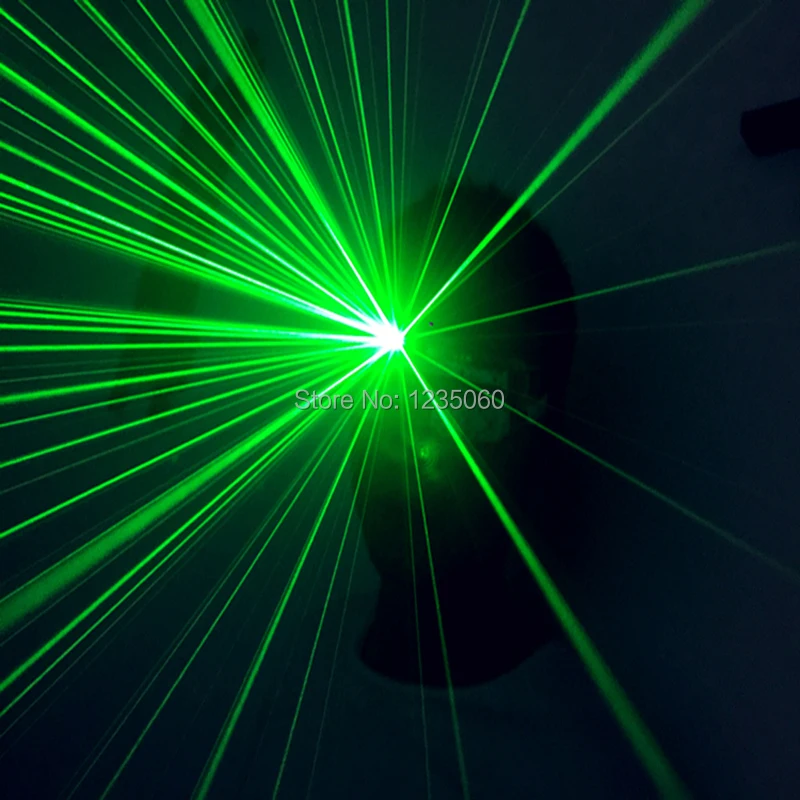СВЕТОДИОДНЫЕ Светящиеся Зеленые лазерные мужские очки Laserman для рождественской