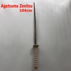 1:1 Косплей Kimetsu no Yaiba меч оружие Demon Slayer Agatsuma Zenitsu меч аниме нож ниндзя полиуретановая игрушка 104 см