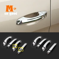 abs chrome car door protector handle decoration cover trim auto sticker accessories 8pcs 2020 2019 for volkswagen touareg