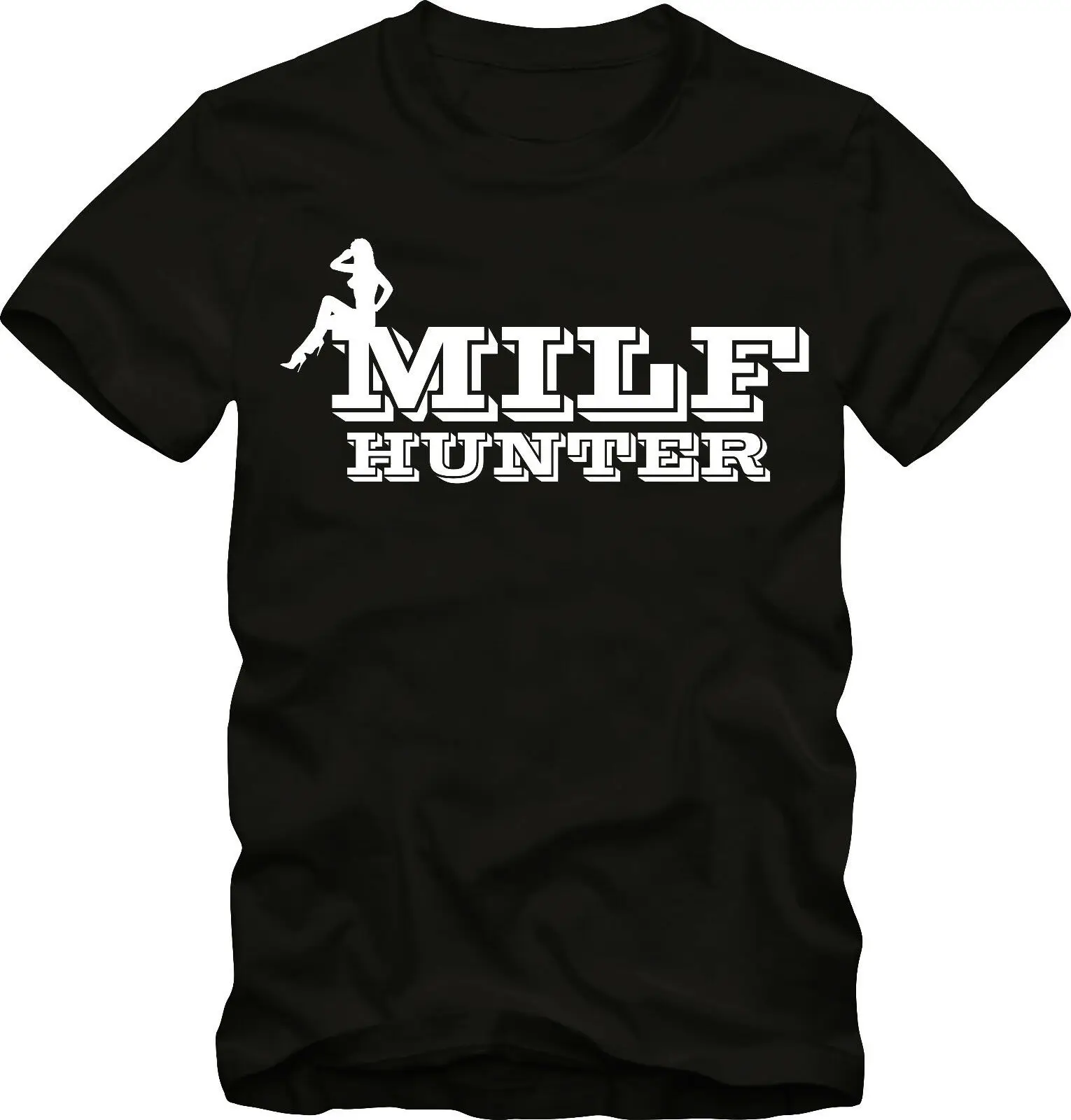 Мужская футболка с изображением милого охотника порно бис 3 XL Funshirt топы оптовая