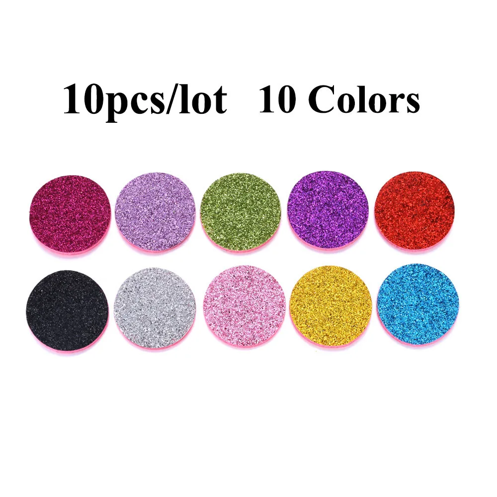 10pcs Shiny Pads Новая лапа из нержавеющей стали брелок для ароматерапии эфирное масло диффузор кулон парфюм ювелирные изделия для женщин мужчин ароматерапия ювелирные изделия - Цвет: 10pcs Shiny Pads