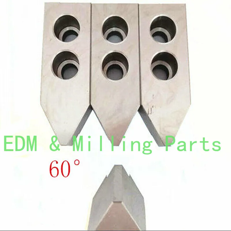 

3pcs Kitagawa 5 60 Degrees B206 Soft Steel Pointed CNC Lathe Chuck Jaw Set Length 54mm Width 25mm Height 30mm