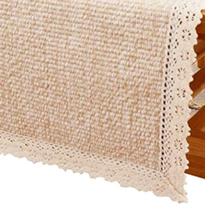 

Cotton Lace Table Runners, Fashion Contracted Tea Table Cover Table Linen for Restaurant Kitchen Banquet Events Decor