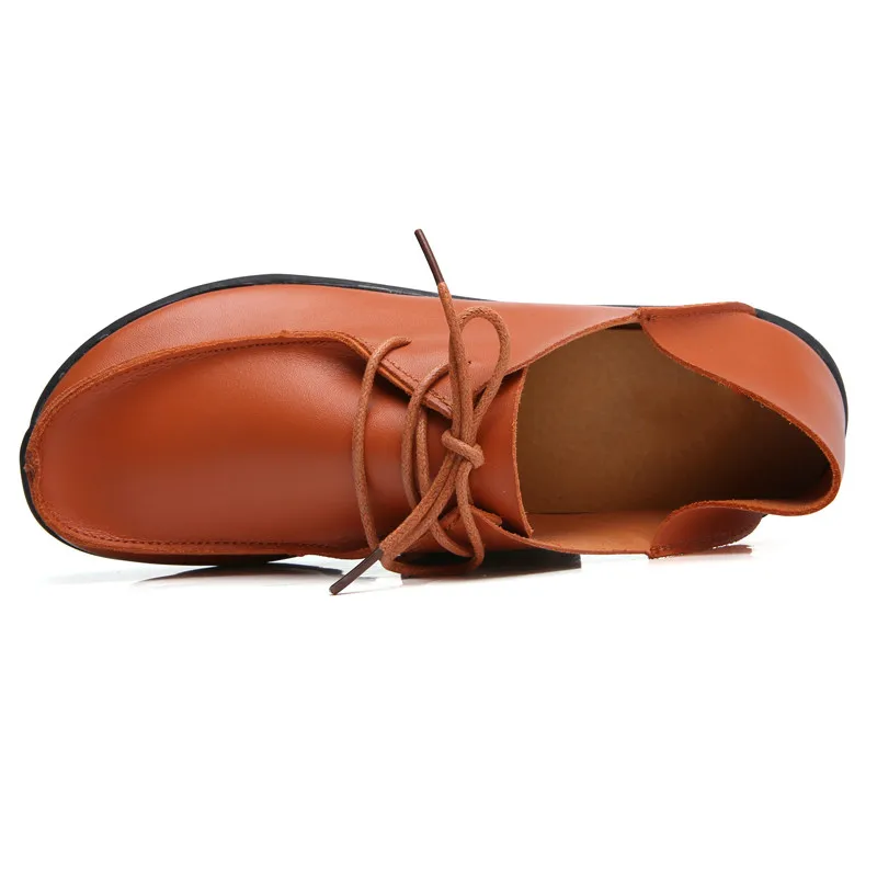 2019 Осенняя женская обувь на плоской подошве женские оксфорды балетки со