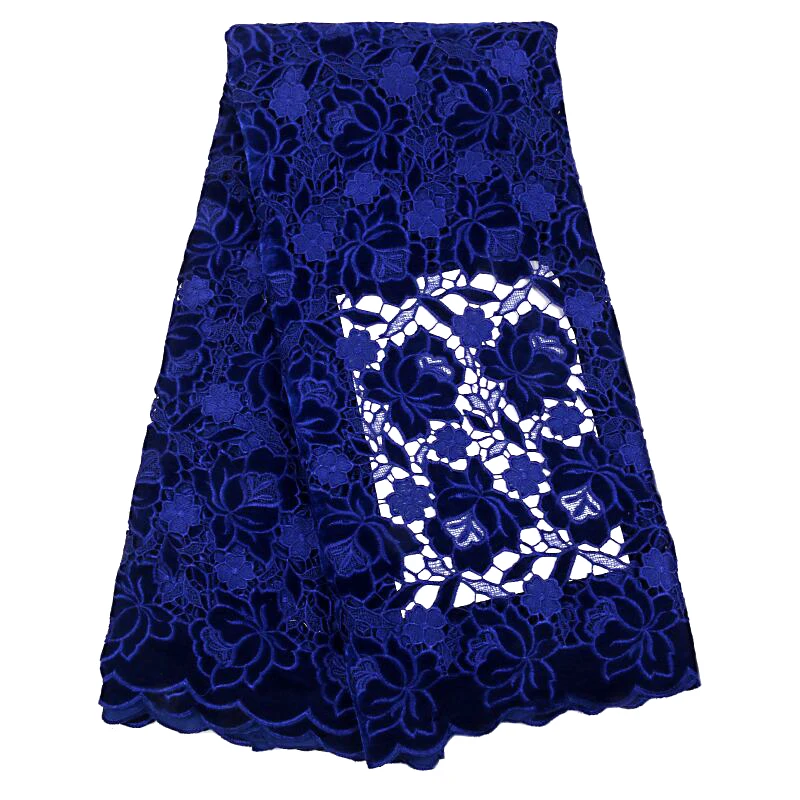 Новейшее высокое качество тяжелая вышивка Африканский ветер хлопок ткань шифон