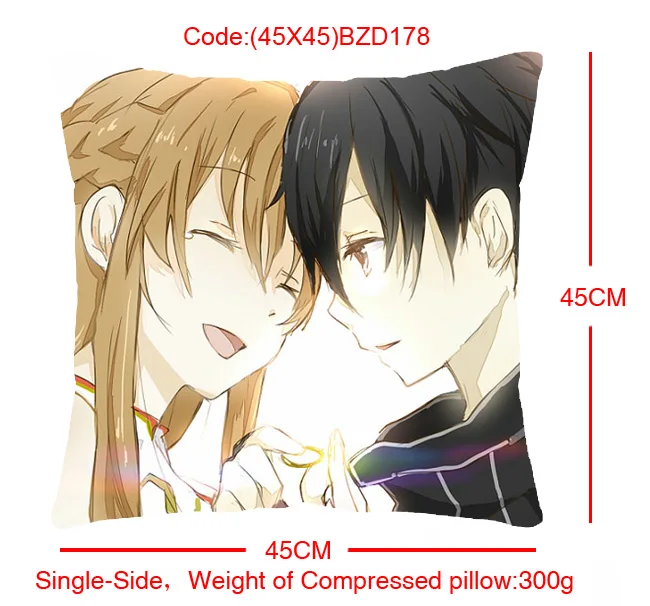 Stye 1 Sword Art Online Аниме заказной чехол для подушки дома спальни наволочки с