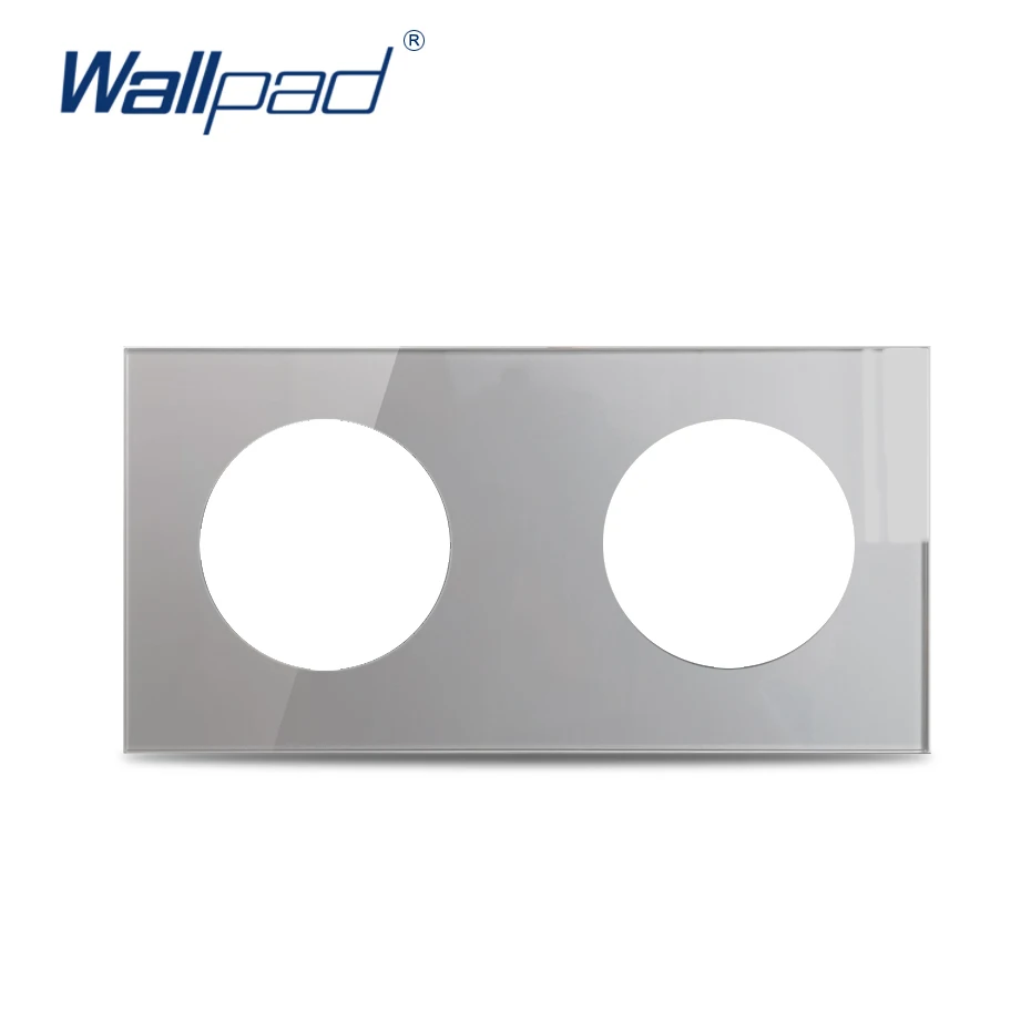 Wallpad серый стеклянный настенный выключатель 1 2 3 4 клавиши