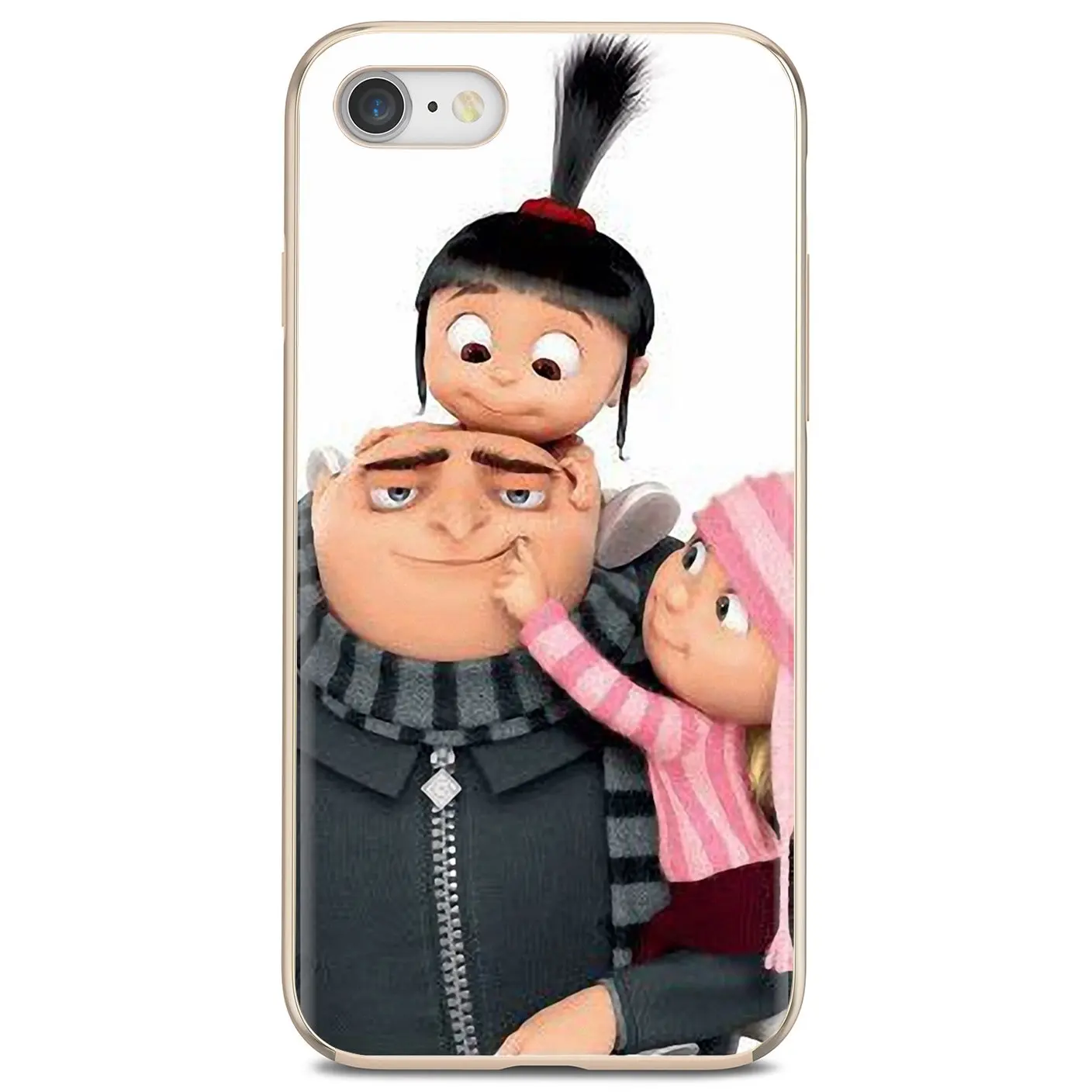 Мягкий чехол для iPhone 11 Pro 4 4S 5 5S SE 5C 6 6S 7 8X10 XR XS Plus Max iPod Touch единорог Агнесс Гадкий я