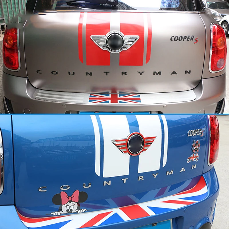 3D металлическая наклейка с логотипом заднего багажника надписью на автомобиль