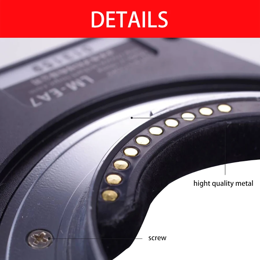 TECHART LM EA7 адаптер с автофокусом для объектива камеры Leica M sony NEX A7RII A6300 A9 A7SII