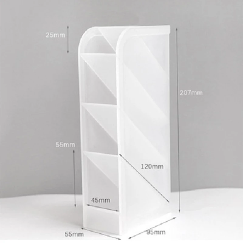 

Multifunction Desktop Debris Storage Organizer Box For Pen Brush Desk Storage Box Clear Cosmetic Brush Storage Tube For Office
