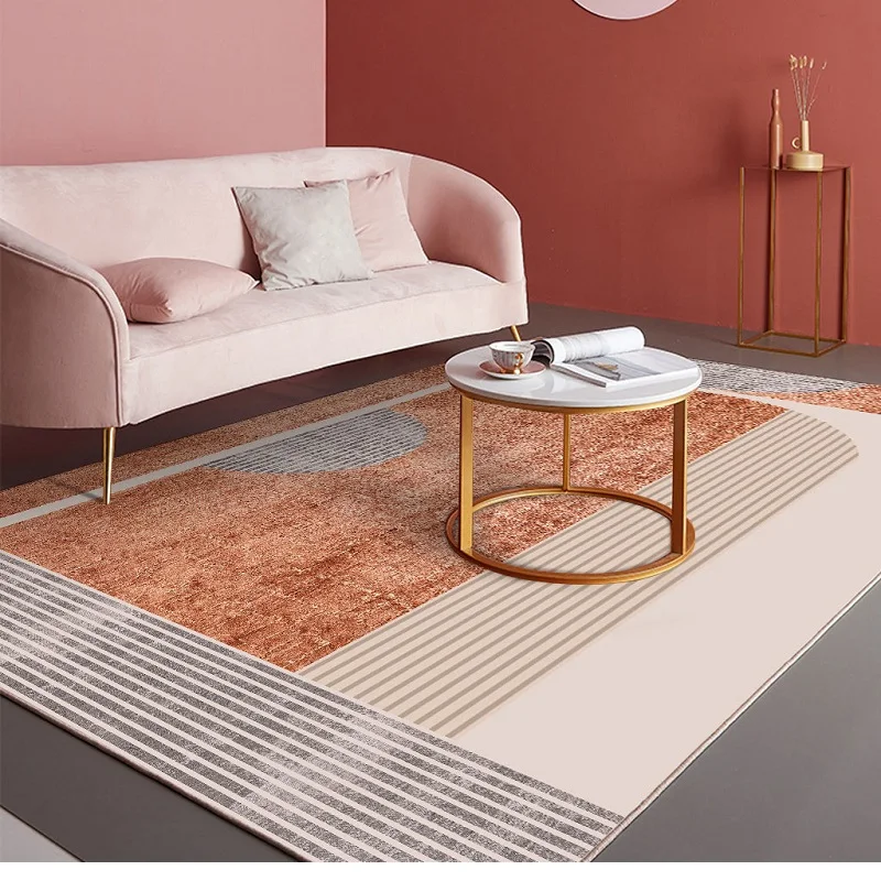 Европейский геометрический Коврик с классическим принтом для гостиной спальни