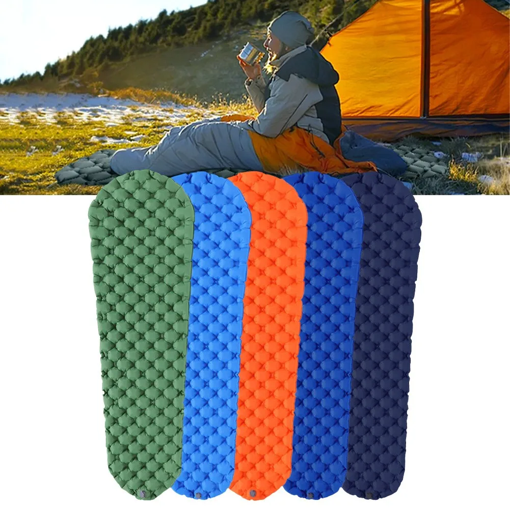 

Ultralight Sleeping Pad Nylon TPU Camping Mat Inflatable Sleeping Pad Camping Mat Fast Filling Camping Inflatable Mattress