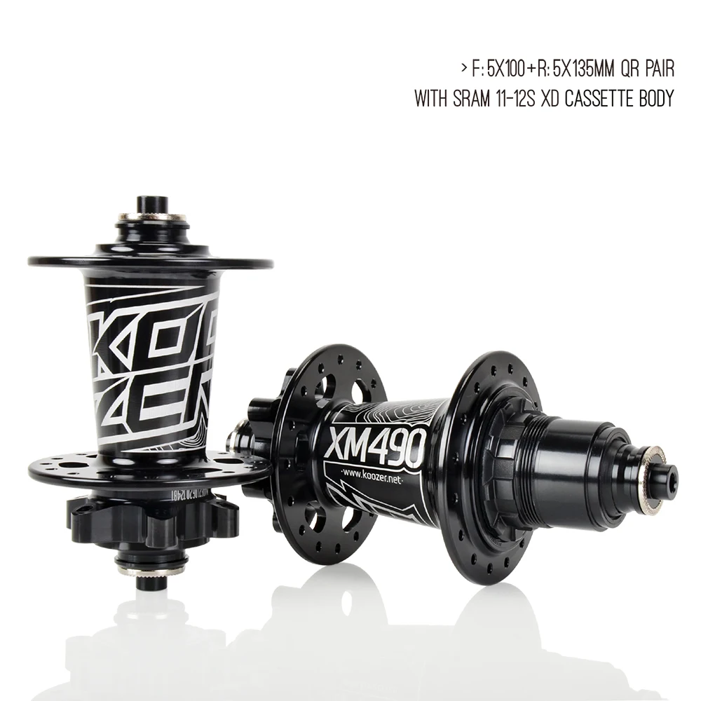 Koozer XM490 28H 36H отверстия HG XD MS 8 10 11 12 Скоростей 4 герметичных подшипника втулка