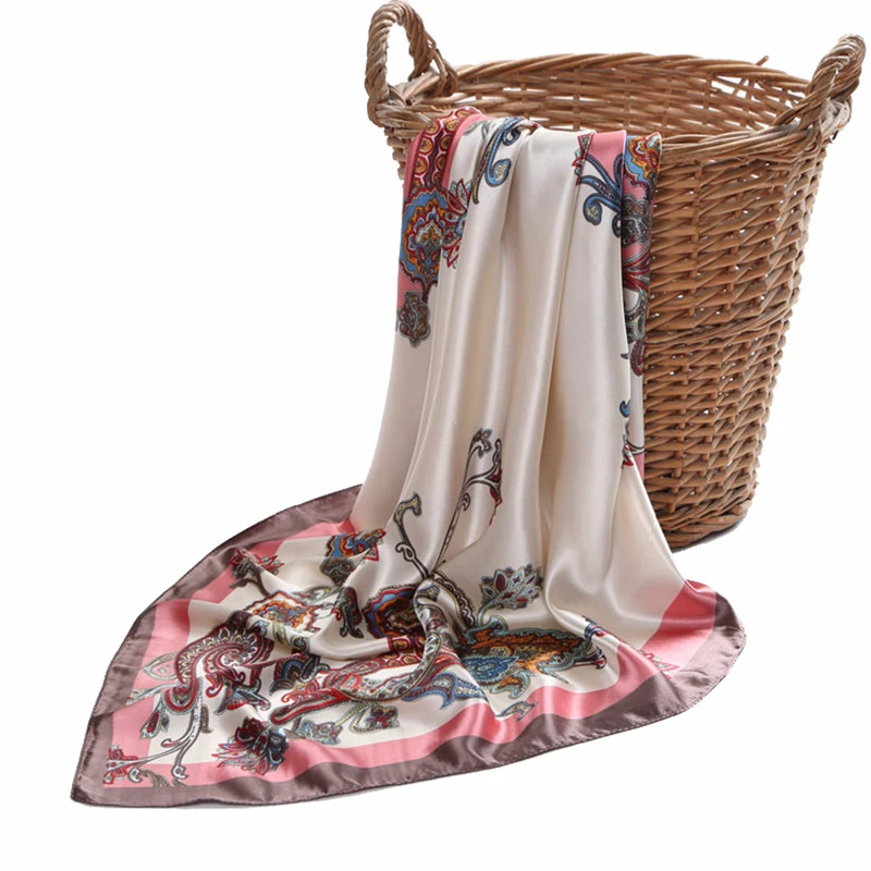 Дизайнерский шарф женский роскошный 2019 90*90 см квадратный зимний для женщин