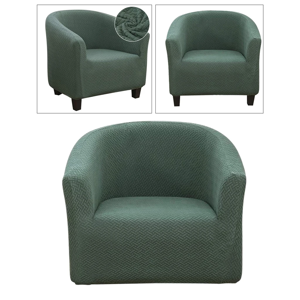 

Stretchy Sofa Cover Polyester Fabric Single Chair Cover Anti-slip Pilling-resistance Armchair Protector Soft