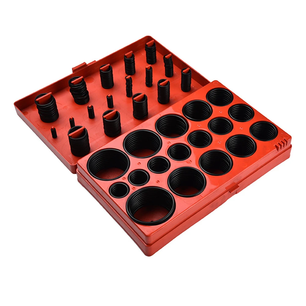 

419PCS/Set Assorted O Ring Rubber Seal Set All Sizes O-Ring Foldable And Soft For Garages General Plumbers Mechanics